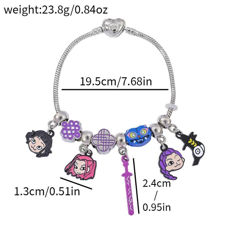 K-Pop Demon Hunters - Inspired Charm Bracelet