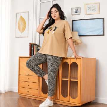 Plus Size Casual Lounge Set