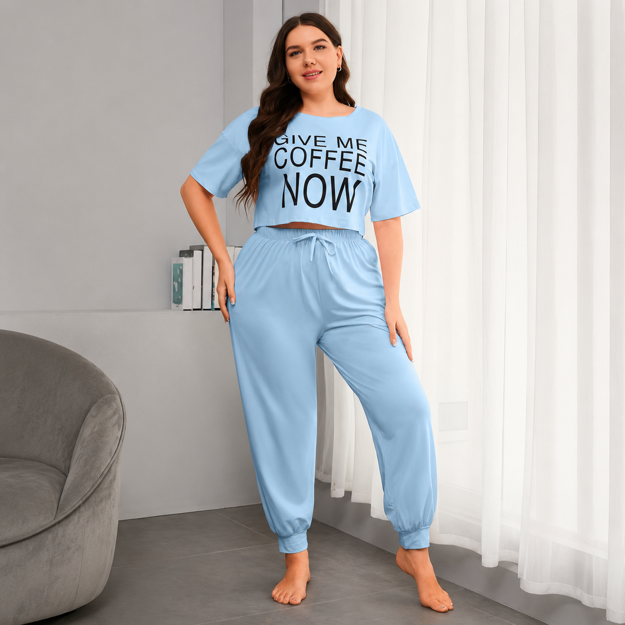 Plus Size Mint Breeze Set