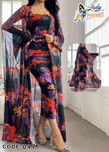Floral Long Homewear Set