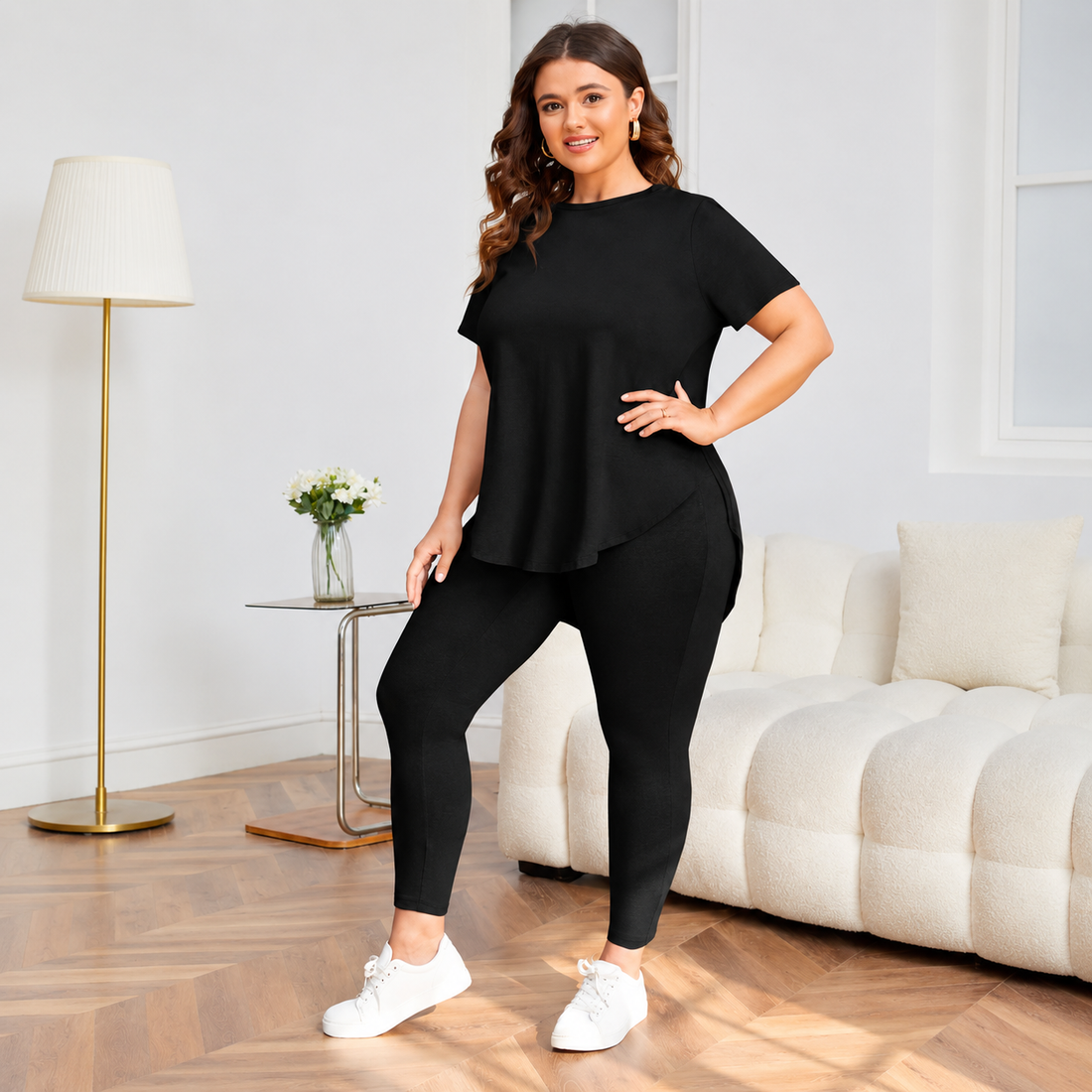 Plus Size Comfort Lounge Set