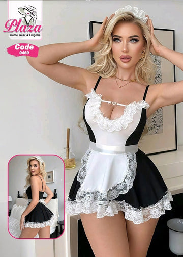 Elegant Lace Maid Outfit