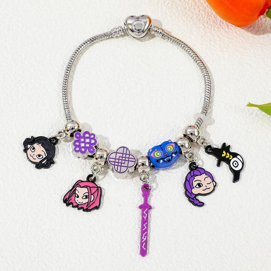 K-Pop Demon Hunters - Inspired Charm Bracelet