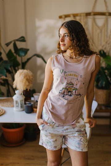Circus Pajama Shorts