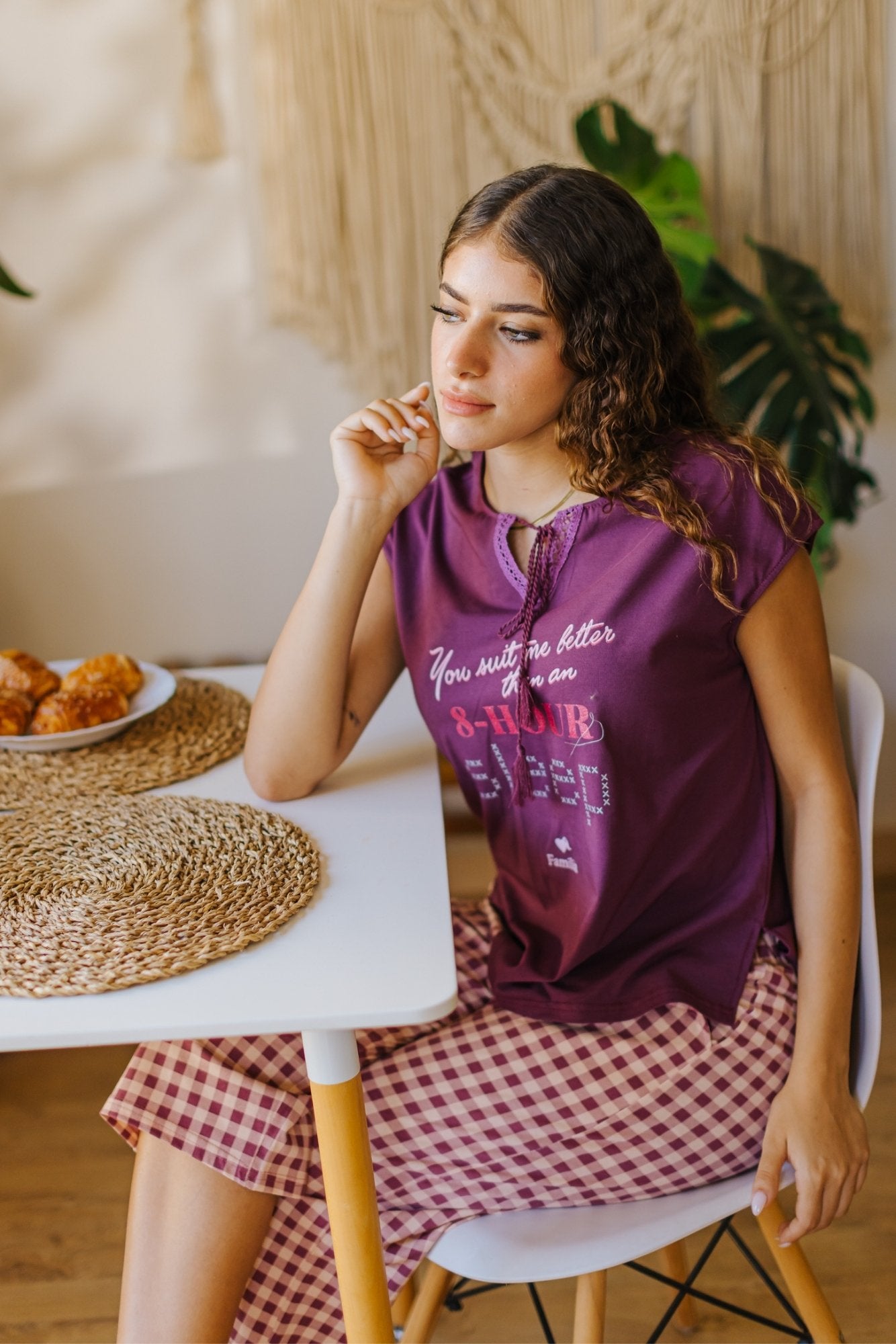 "Sleep" Bermuda Pajama Set