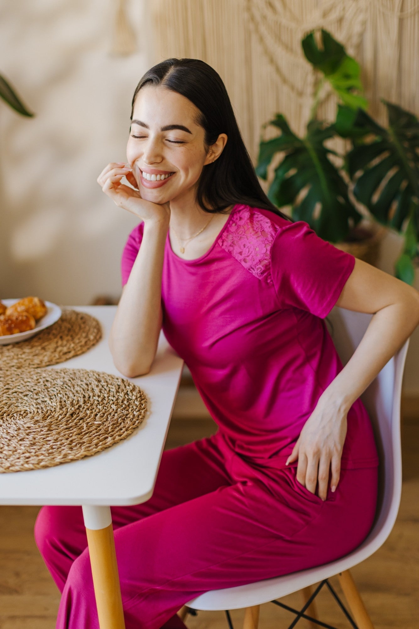 Dantel pajama Set