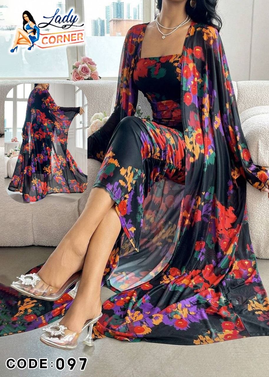 Floral Long Homewear Set