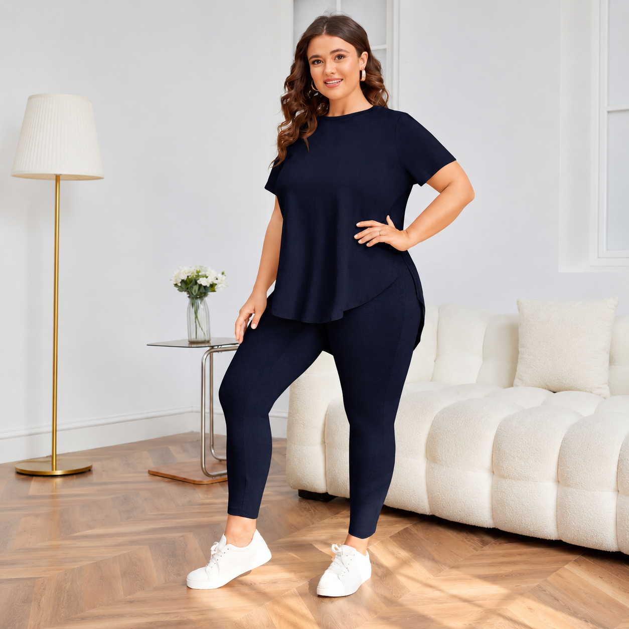 Plus Size Comfort Lounge Set
