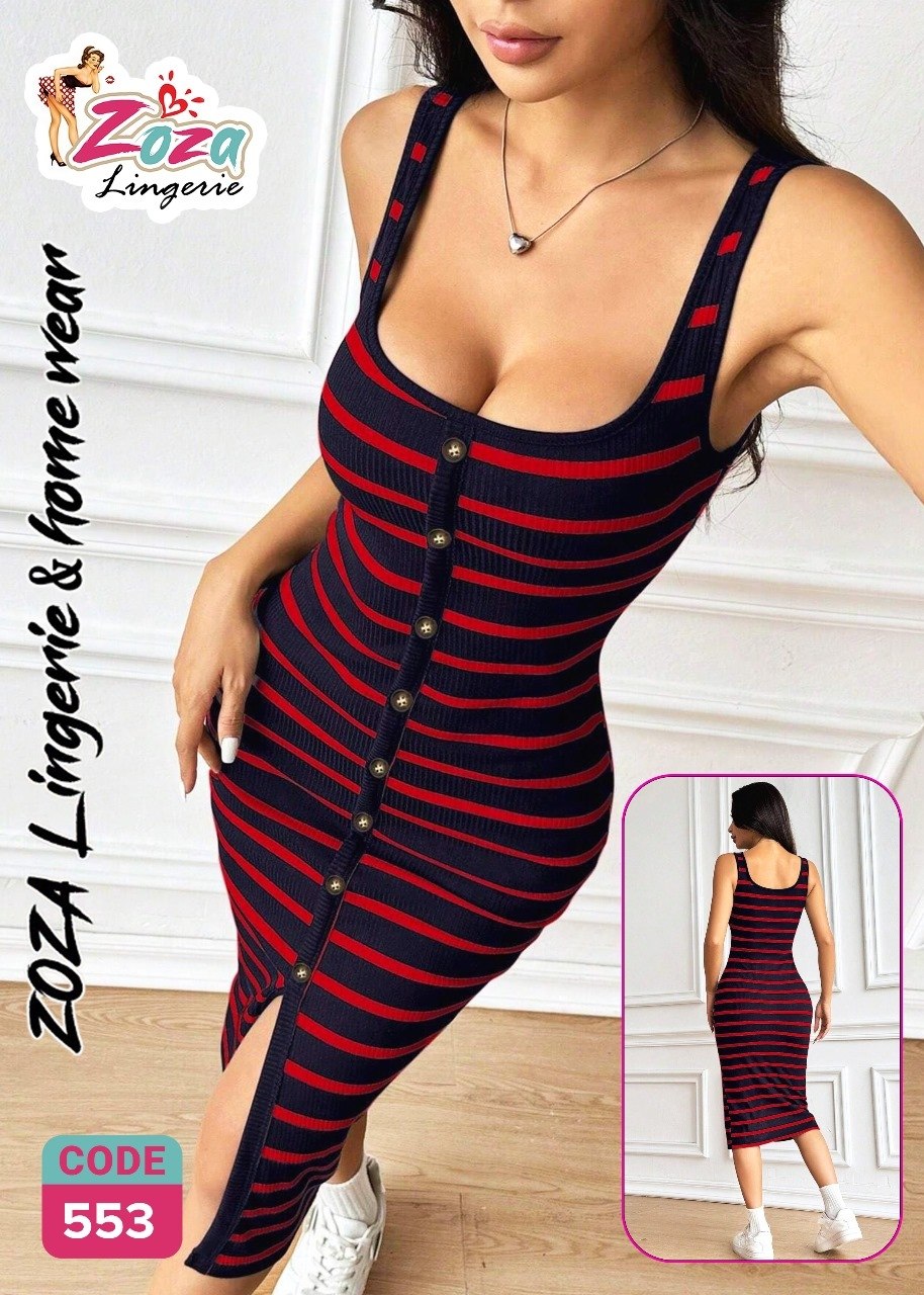 Striped Bodycon Dress