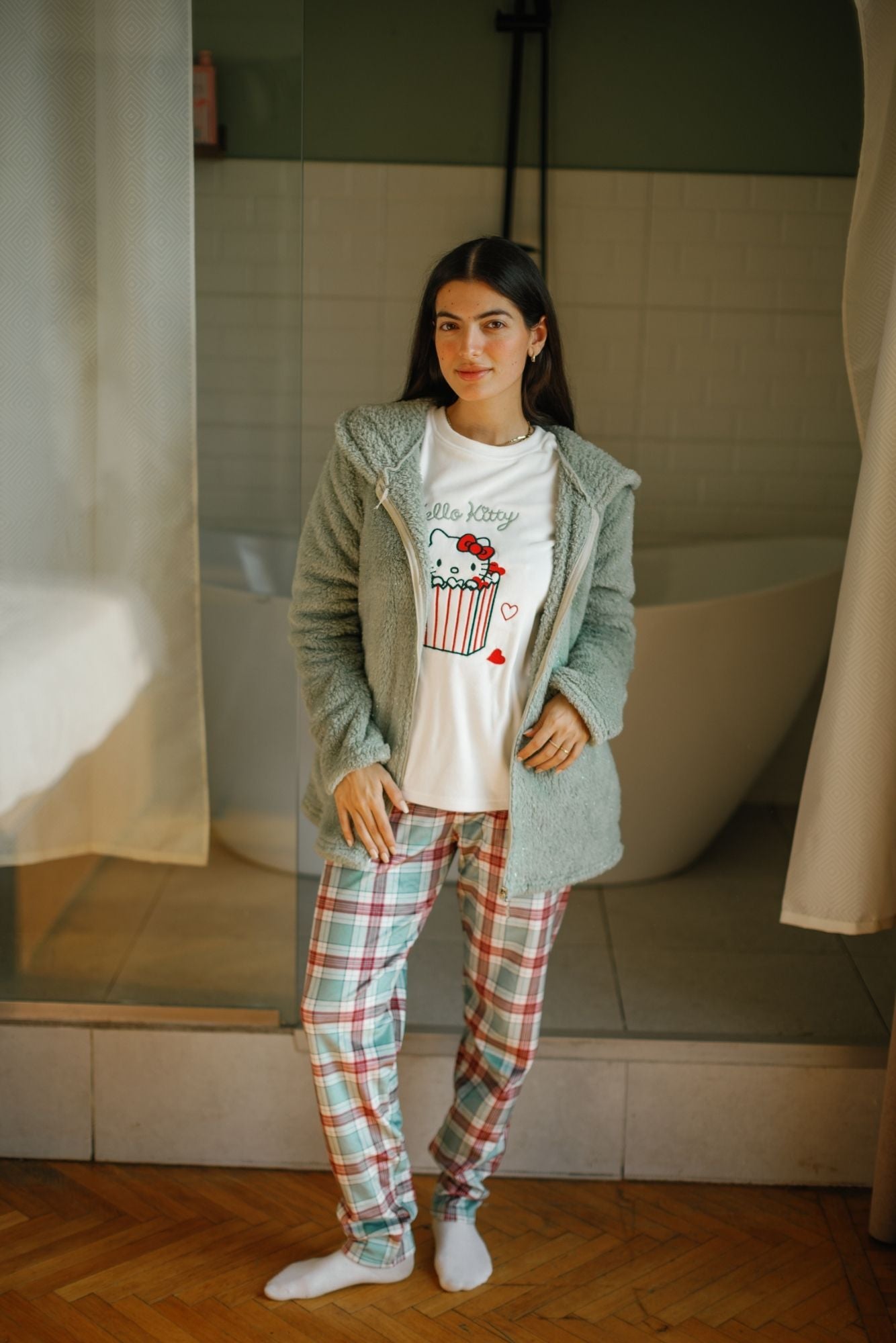Hello Kitty 3Pcs Pajama Set