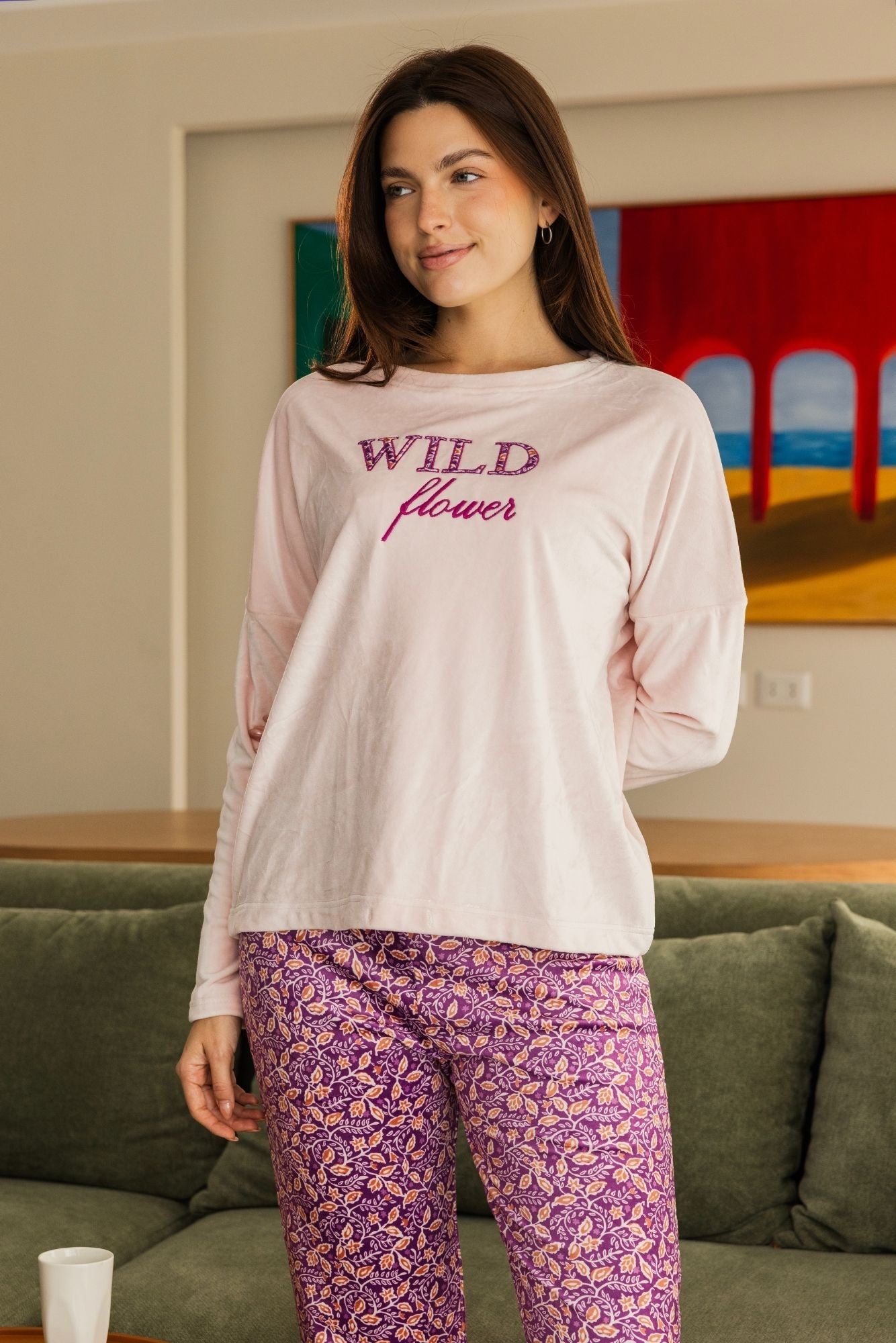 "Wild Flower" Pajama Set