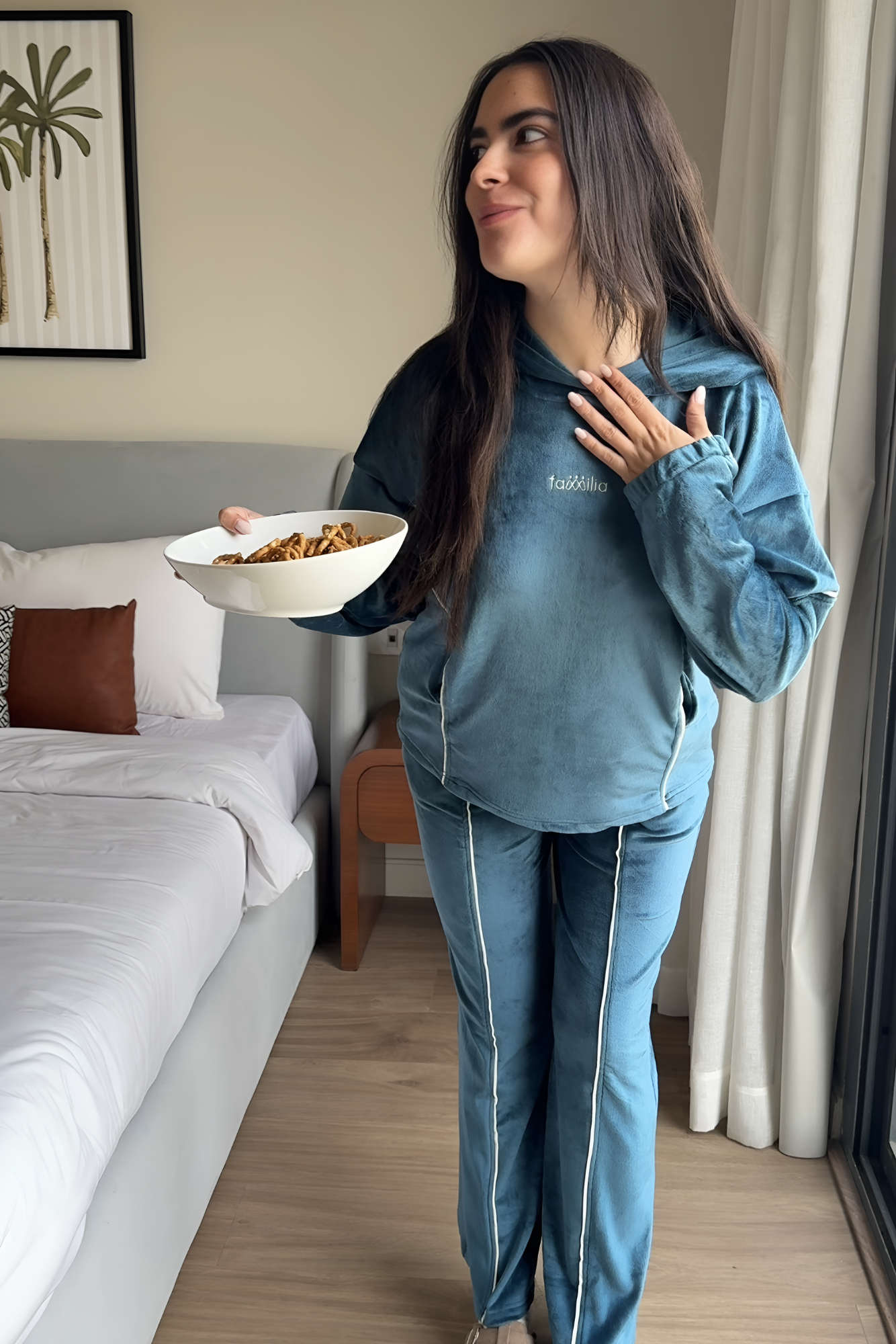 Familia Dark Teal Pajama Set